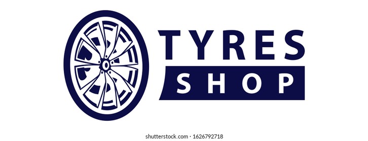 Car Logo Wheel Tyre Abstract Lines Vector. Vector illustration