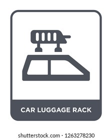 car luggage rack icon vector on white background, car luggage rack trendy filled icons from Car parts collection, car luggage rack simple element illustration