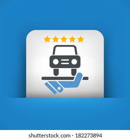 Car luxury services icon