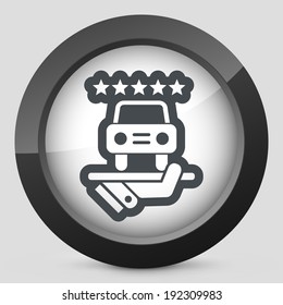 Car luxury services icon