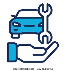 Car Maintenance Icon Element For Design
