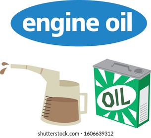 Car maintenance items, engine oil change