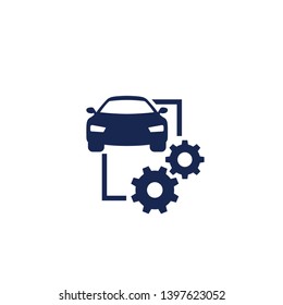 car maintenance, service icon vector