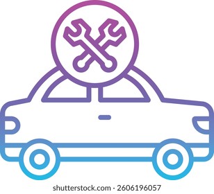 Car Maintenance vector icon. Can be used for printing, mobile and web applications.