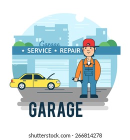 Car Maintenance Wizard. The Garage.