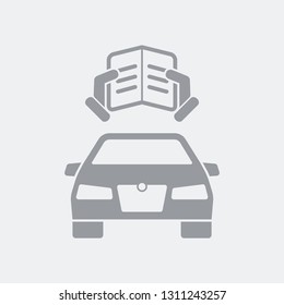 Car manual guide icon