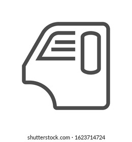 Car marking tape protect area for car painting work vector icon design.