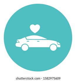 
car, married couple Isolated Vector Icon which can be easily modified or edited
