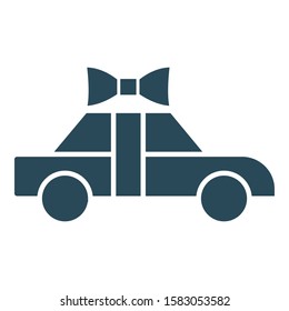 
car, married couple Isolated Vector Icon which can be easily modified or edited
