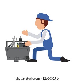 Car mechanic concept