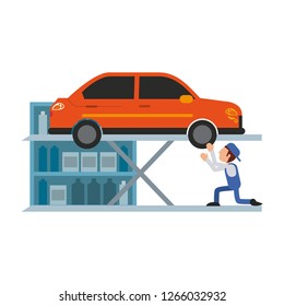 Automechanisches Konzept