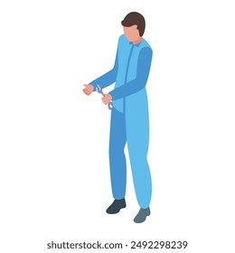 Car mechanic is holding a spanner wrench, ready to work on a vehicle