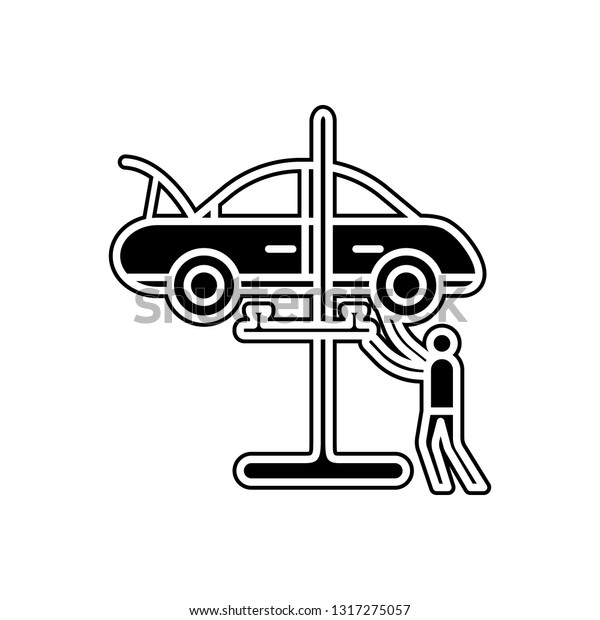 car mechanic icon.\
Element of Cars service and repair parts for mobile concept and web\
apps icon. Glyph, flat line icon for website design and\
development, app\
development