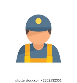 Car mechanic icon flat vector. Auto repair. Service garage isolated