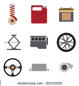 Car Mechanic Icons