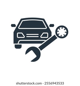 car mechanic icons  symbol vector elements for infographic web