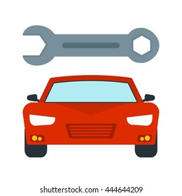 Car, mechanic, repair icon vector image. Can also be used for car servicing. Suitable for use on web apps, mobile apps and print media.