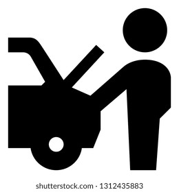 Car Mechanic Vector Icon