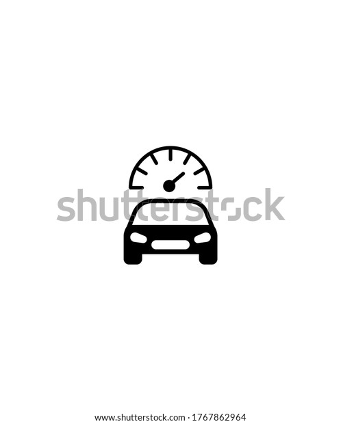 car with meter\
icon,vector best flat\
icon.