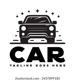 CAR MINIMAL LOGO DESIGN TEMPLATE