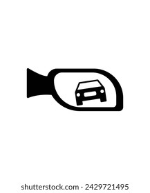 car mirror icon, vector best flat icon.