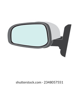 Car mirror icon vector illustration symbol design