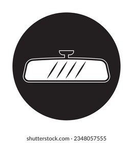 Car mirror icon vector illustration symbol design