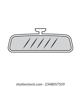 Car mirror icon vector illustration symbol design