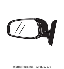 Car mirror icon vector illustration symbol design