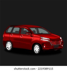 a car modeling for design a vector