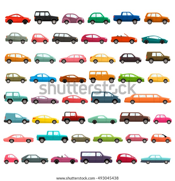 Car models icon\
set