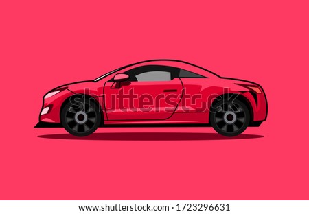 Car Modern Flat Designs Minimalis