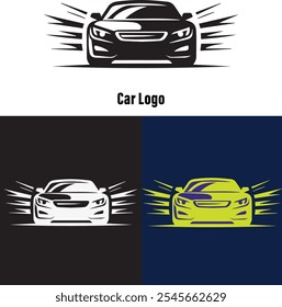 car modern logo in 3 styles 