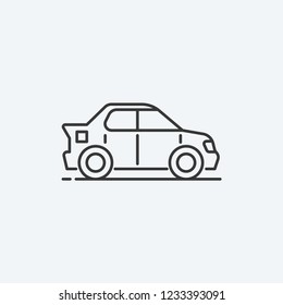 Car Modern Simple UI Vector Icon