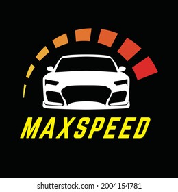 Car modern vector logo design