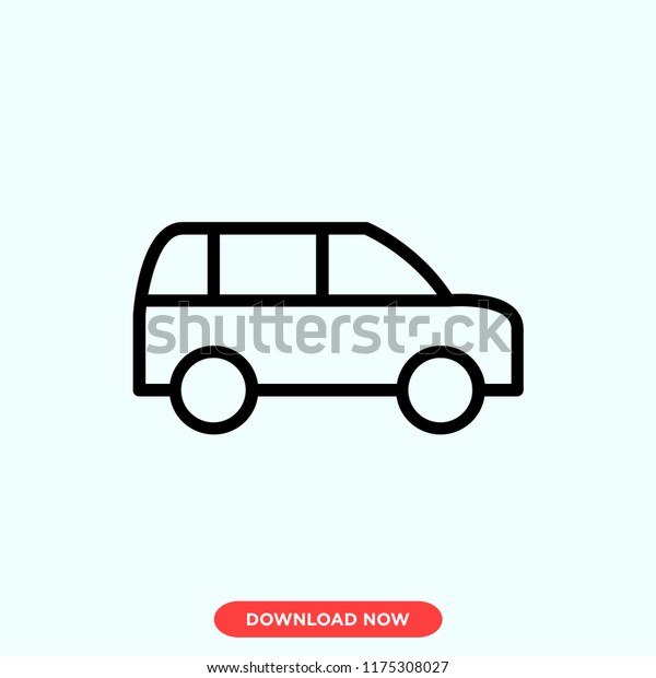 Car modern vector style. Car icon concept. Car icon\
for web and app.