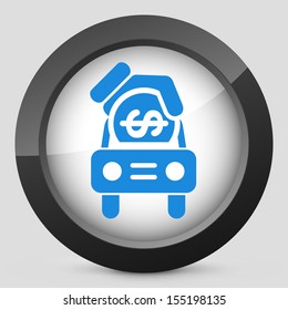 Car money icon