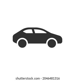 Car monochrome icon set. Simple solid style. Pictogram, silhouette, automotive, black, shape, flat sign, symbol, vehicle concept. Vector illustration isolated on white background EPS 10