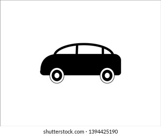 Car. monochrome icon - Vector 