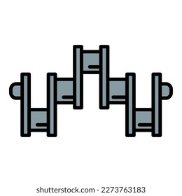 Car motor part icon outline vector. Auto engine. Oil automotive