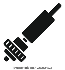 Car motor part icon simple vector. Auto vehicle. Machine repair