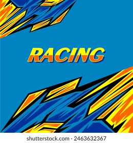 Car or motorbike racing background.