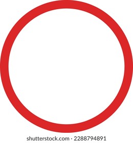 Signo de prohibición del movimiento del automóvil aislado en fondo blanco