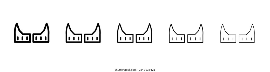 Lama de carro ícone simples ilustração logotipo arte