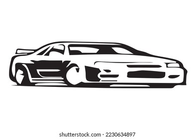 Car ıcon muscle car sport car