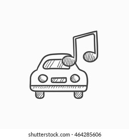 cartoon car radio