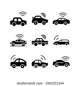car navigation icon or logo isolated sign symbol vector illustration - Collection of high quality black style vector icons
