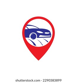Car navigation logo images illustration design