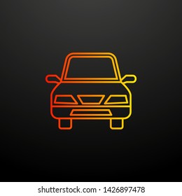 car nolan icon. Elements of camping set. Simple icon for websites, web design, mobile app, info graphics