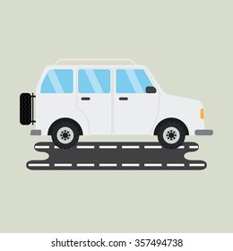 car off road